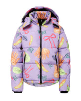 Hooded Puffer - Squid Purple