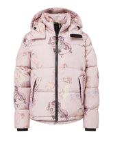 Hooded Puffer - Yuri Pink
