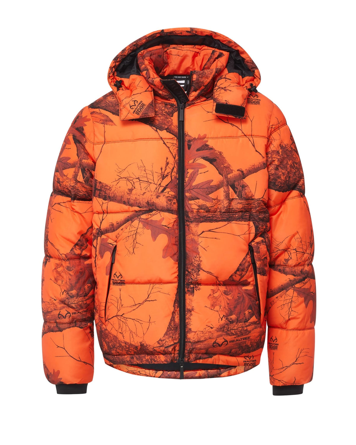 Realtree EDGE® Hooded Puffer - Orange Camo