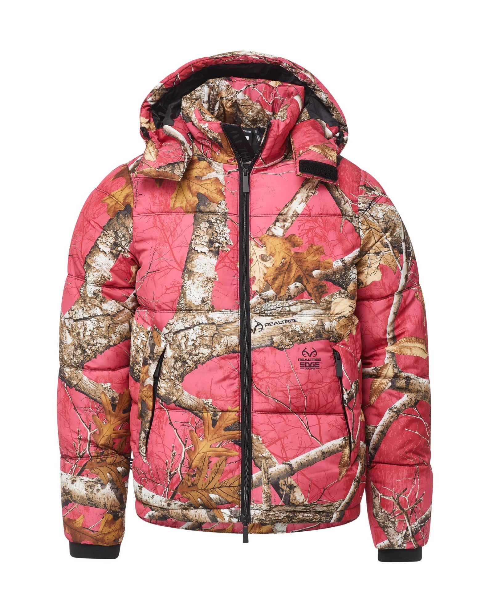 Realtree EDGE® Hooded Puffer - Flamingo