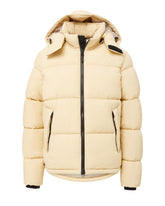 Hooded Puffer - Cream