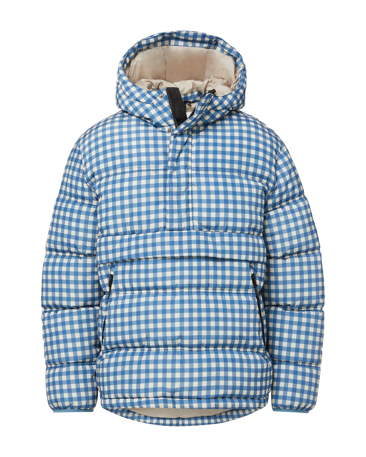 Anorak Puffer - Blue Check