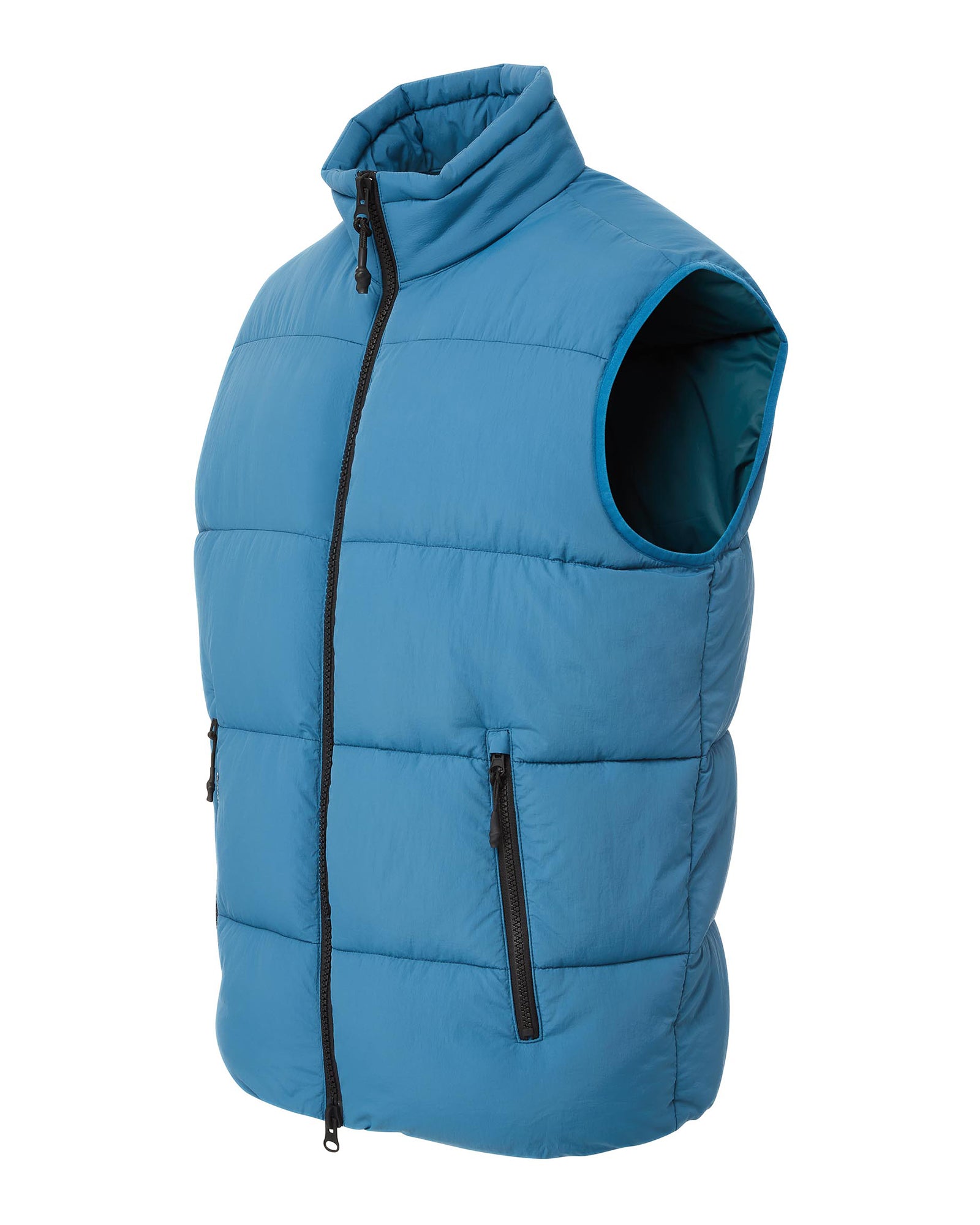 Puffer Vest Blue Steel - Main Image