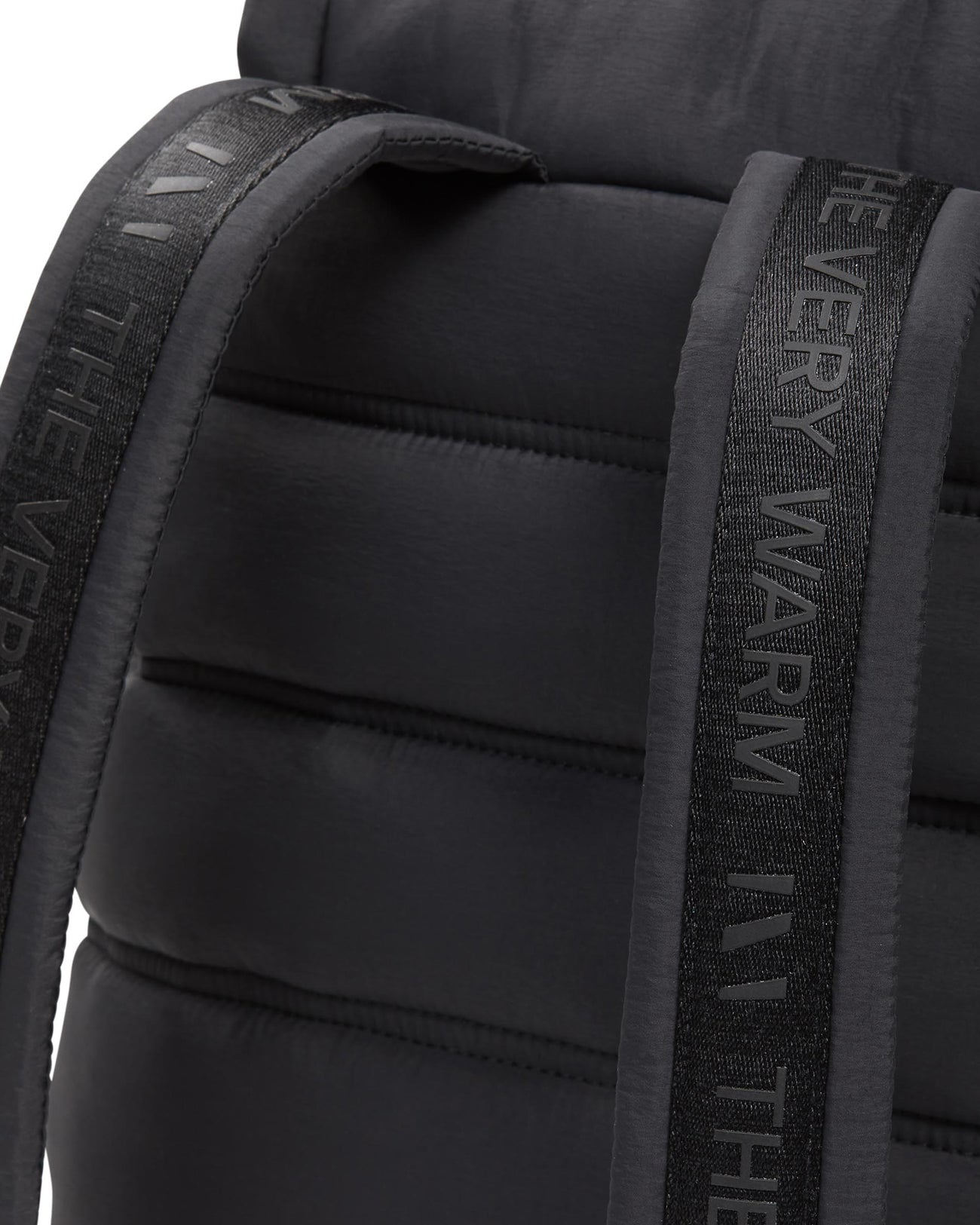 Puffer Backpack - Black