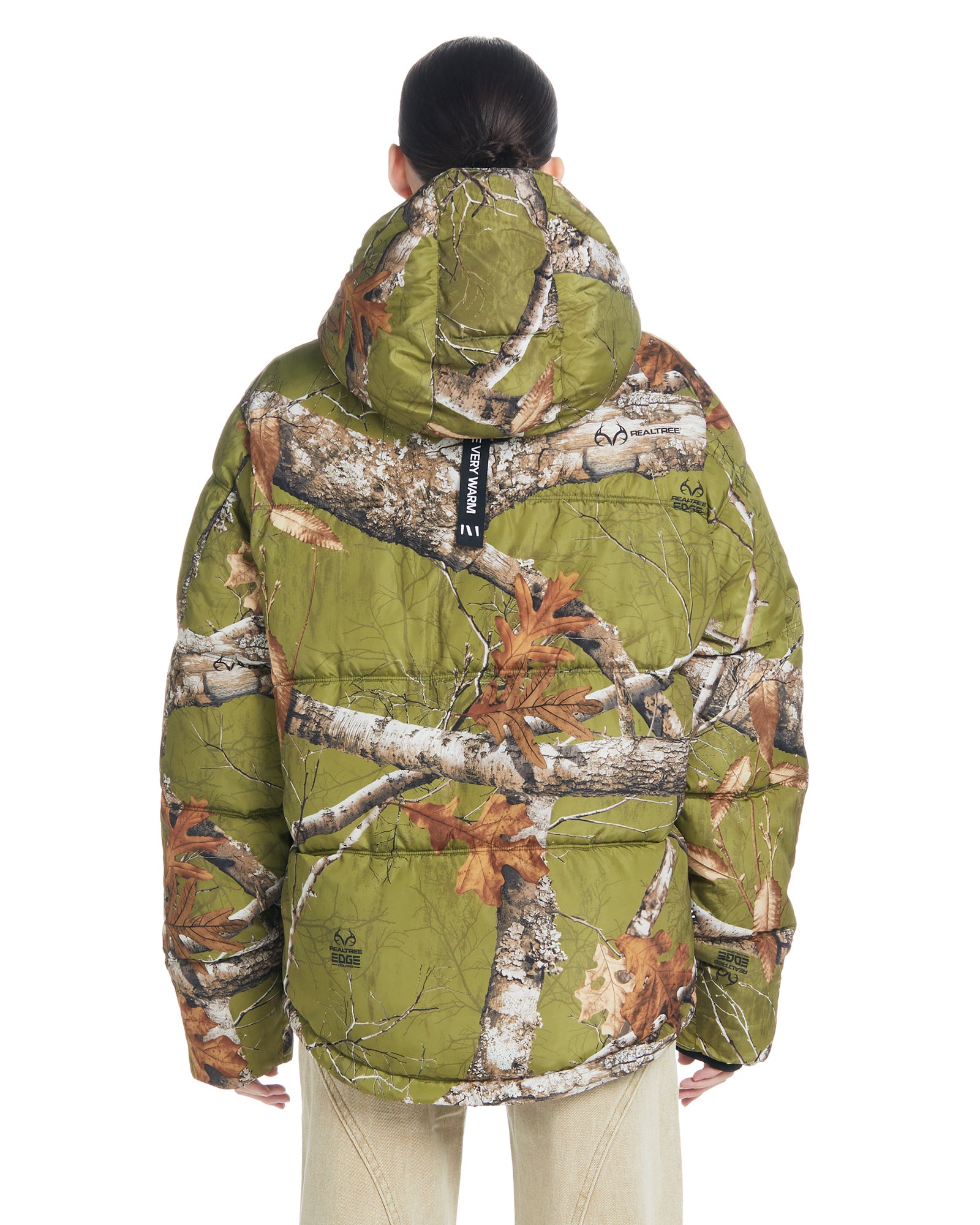 Realtree EDGE® Hooded Puffer - Moss Camo