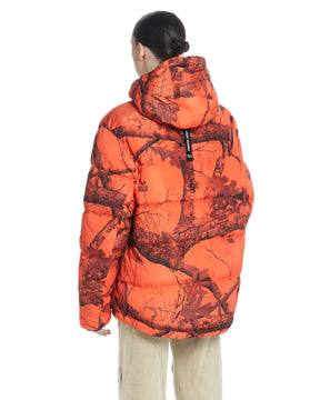 Realtree EDGE Anorak Puffer Orange Camo
