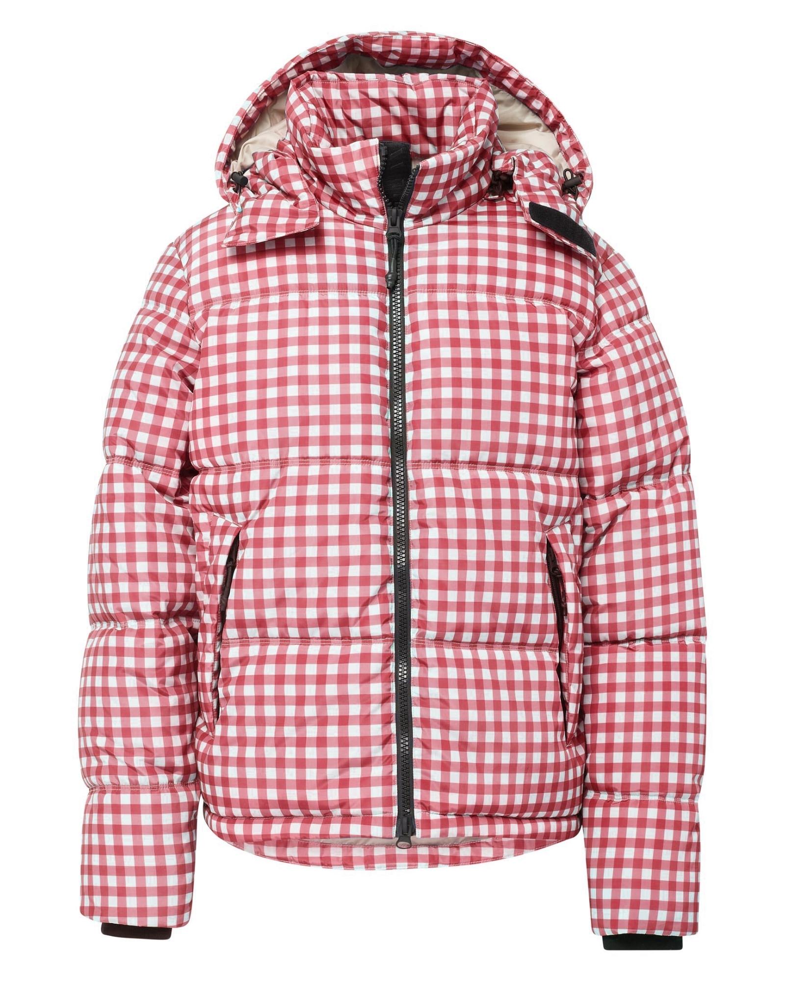 Hooded Puffer - Red Check